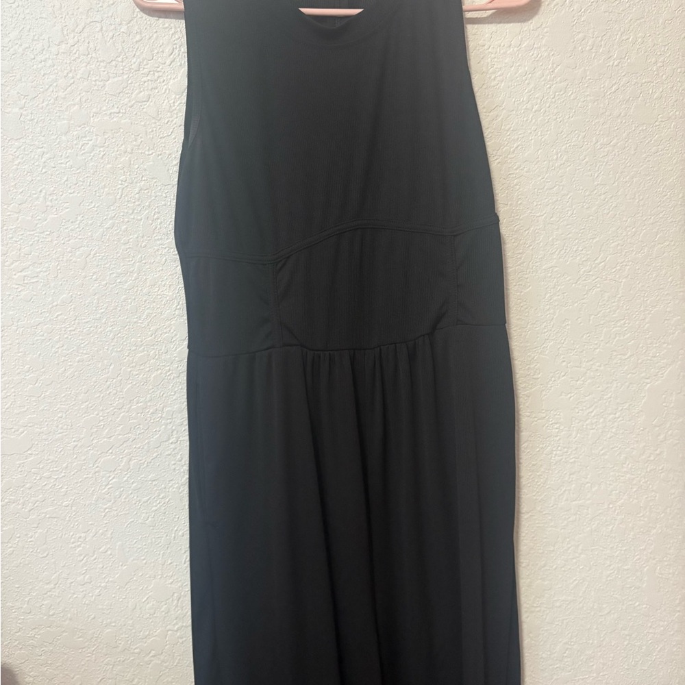 Elegant Black Sleeveless jumpsuit